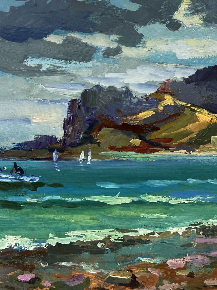 Oil painting The Sea Before the Storm Yuriy Suprunchuk - 8