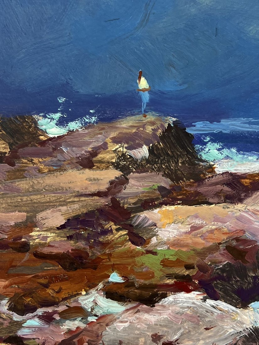 Oil painting Stormy Sea Waves Yuriy Suprunchuk - 4