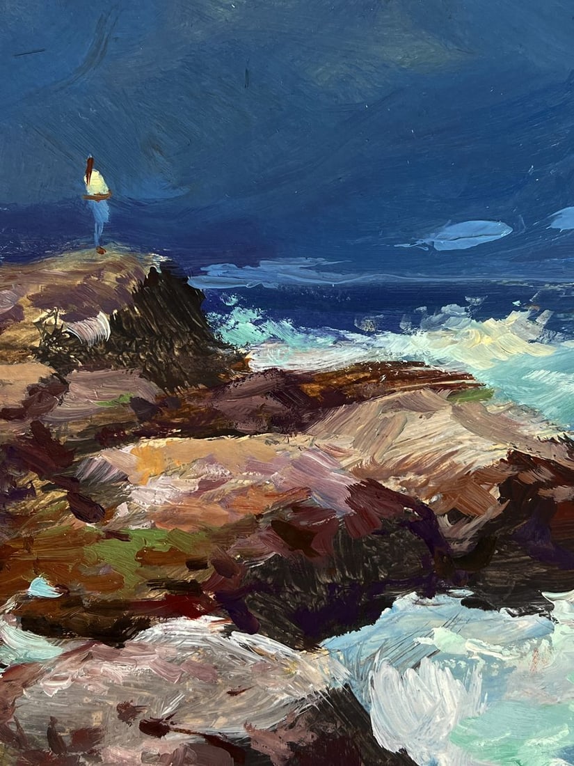 Oil painting Stormy Sea Waves Yuriy Suprunchuk - 5