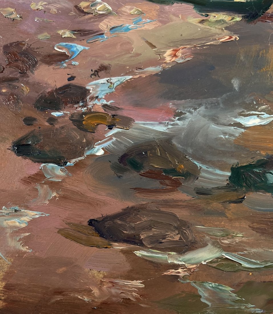 Oil painting Seashore with a boat Yuriy Suprunchuk - 7