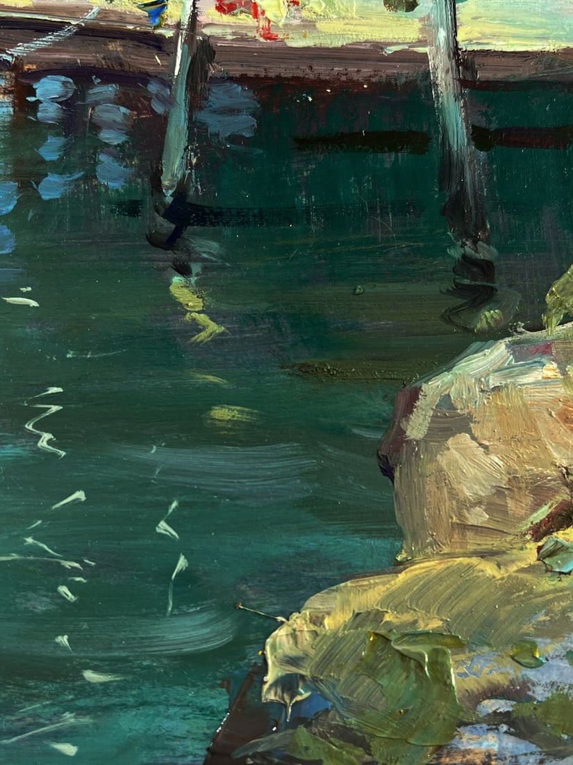 Oil painting Near the lighthouse Yuriy Suprunchuk - 8