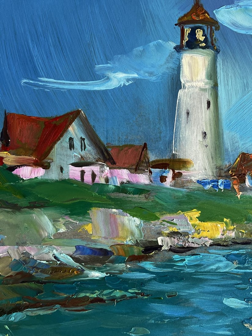 Oil painting Sea lighthouse Yuriy Suprunchuk - 4