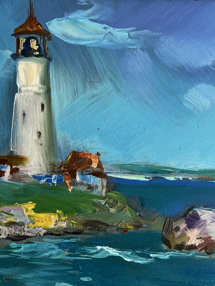 Oil painting Sea lighthouse Yuriy Suprunchuk - 5