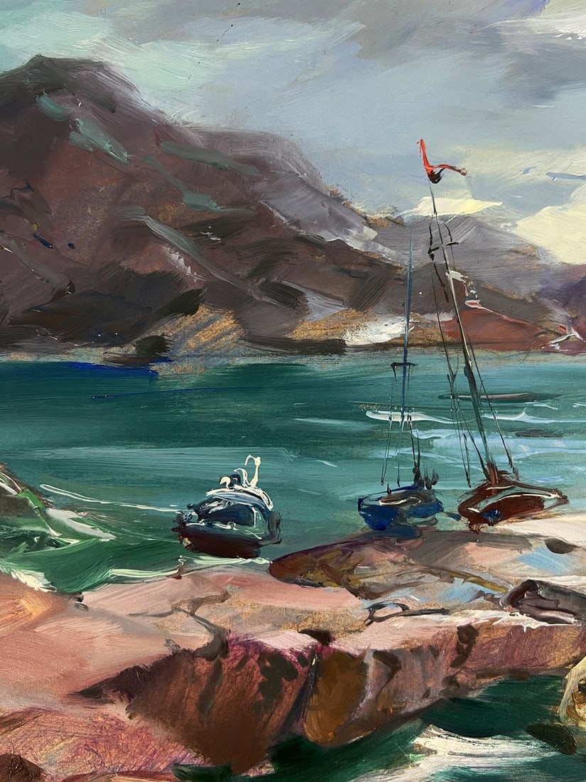 Oil painting Bridge to the sea Yuriy Suprunchuk - 4