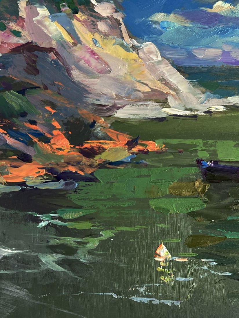 Oil painting Fishing boat at sea Yuriy Suprunchuk - 8