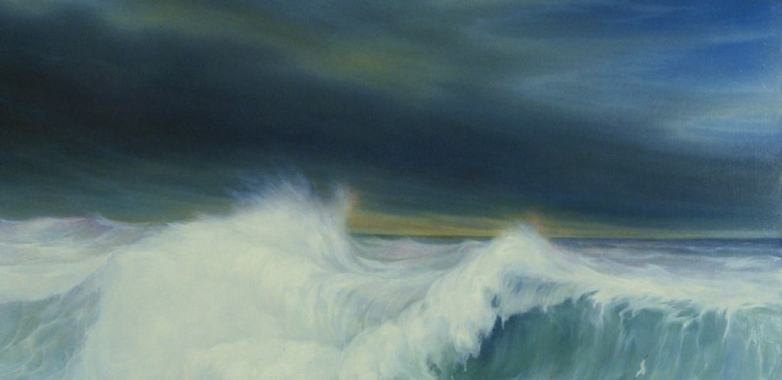 Oil painting Raging sea waves Vasily Korkishko - 3