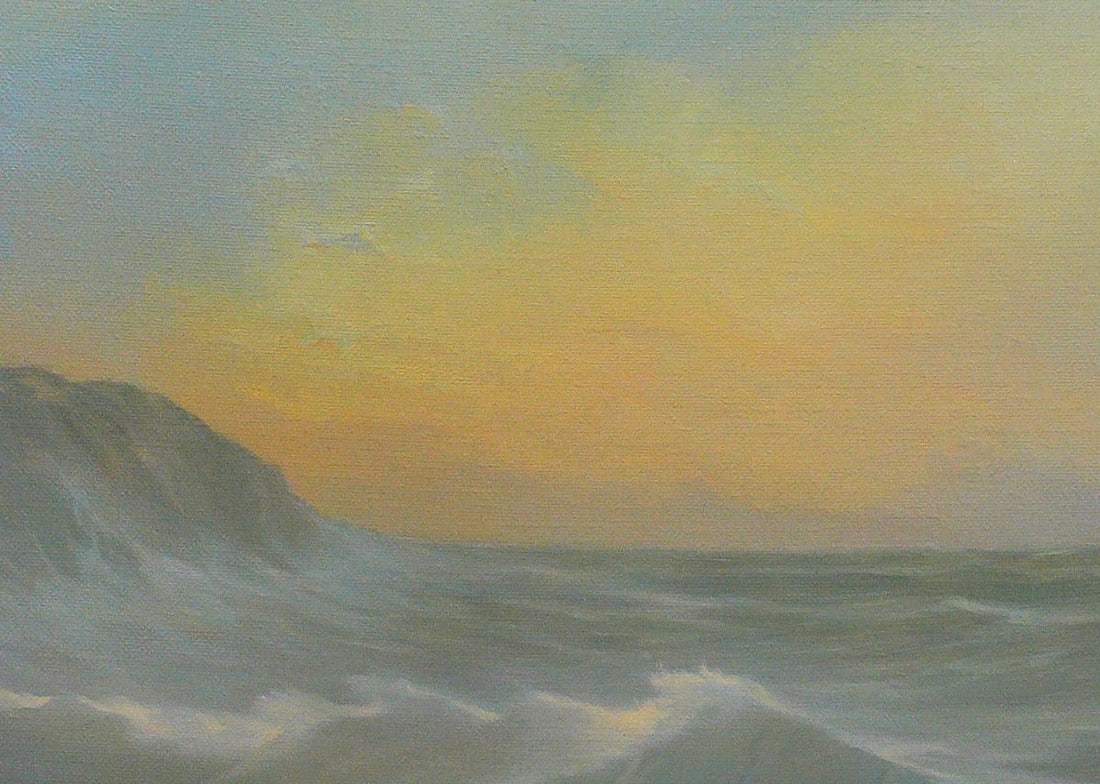 Oil painting Evening waves Vasily Korkishko - 6