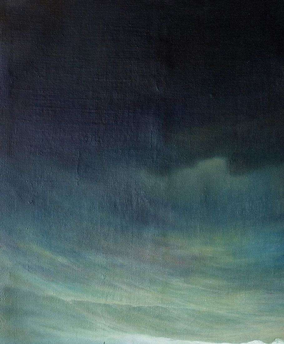 Oil painting Night sea storm Vasily Korkishko - 4