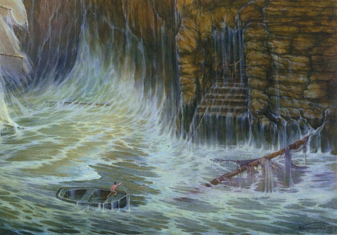 Oil painting Dramatic stormy sea Vasily Korkishko - 3