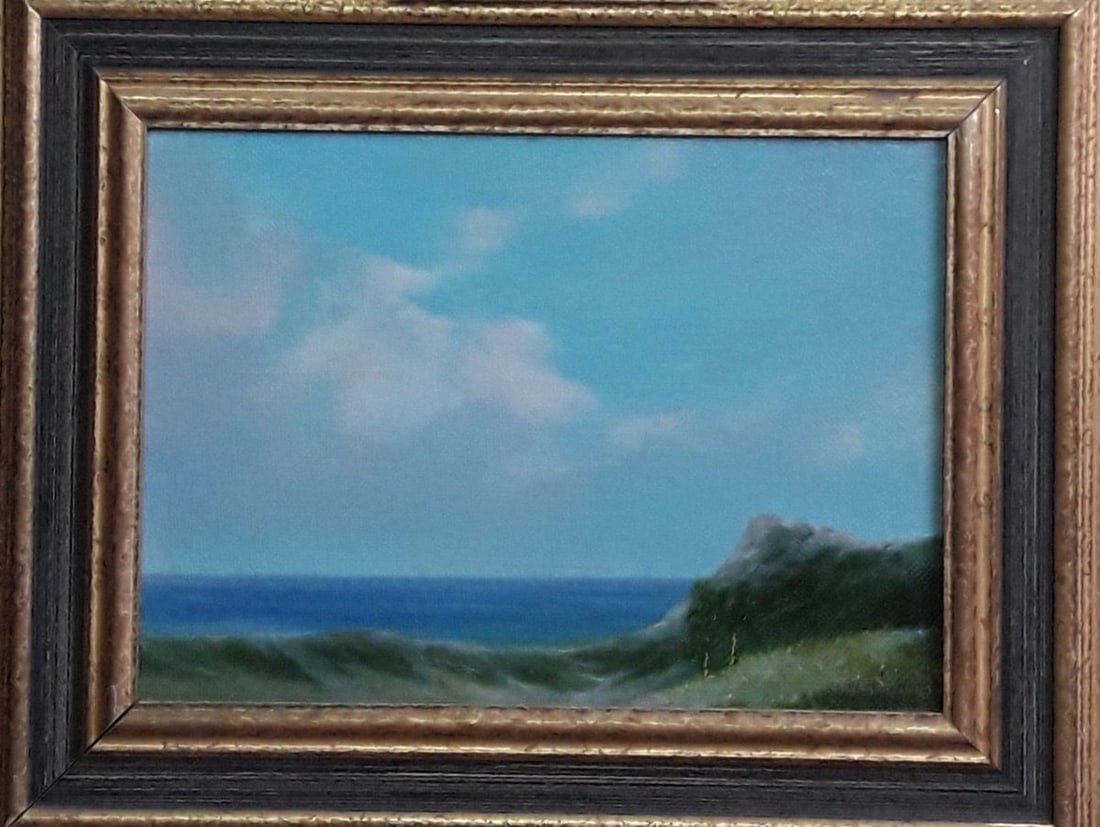 Oil painting Near the summer sea Vasily Korkishko - 2