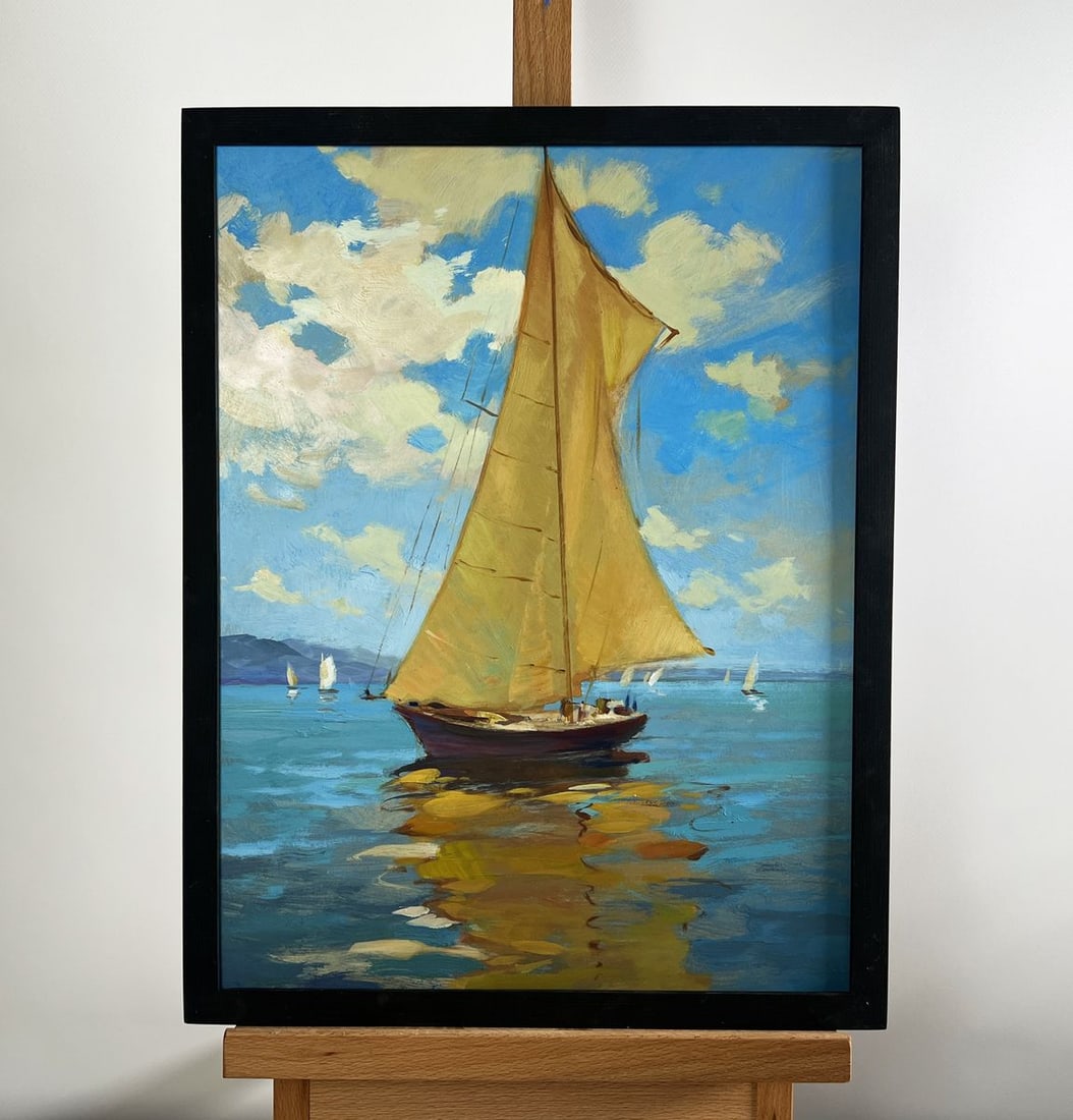 Oil painting Towards the wind Yuriy Suprunchuk - 2