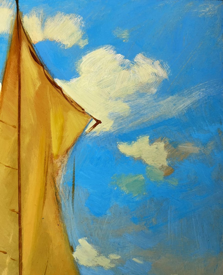Oil painting Towards the wind Yuriy Suprunchuk - 6