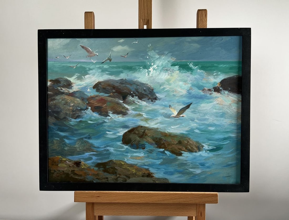 Oil painting Song of the waves and wind Yuriy Suprunchuk - 2