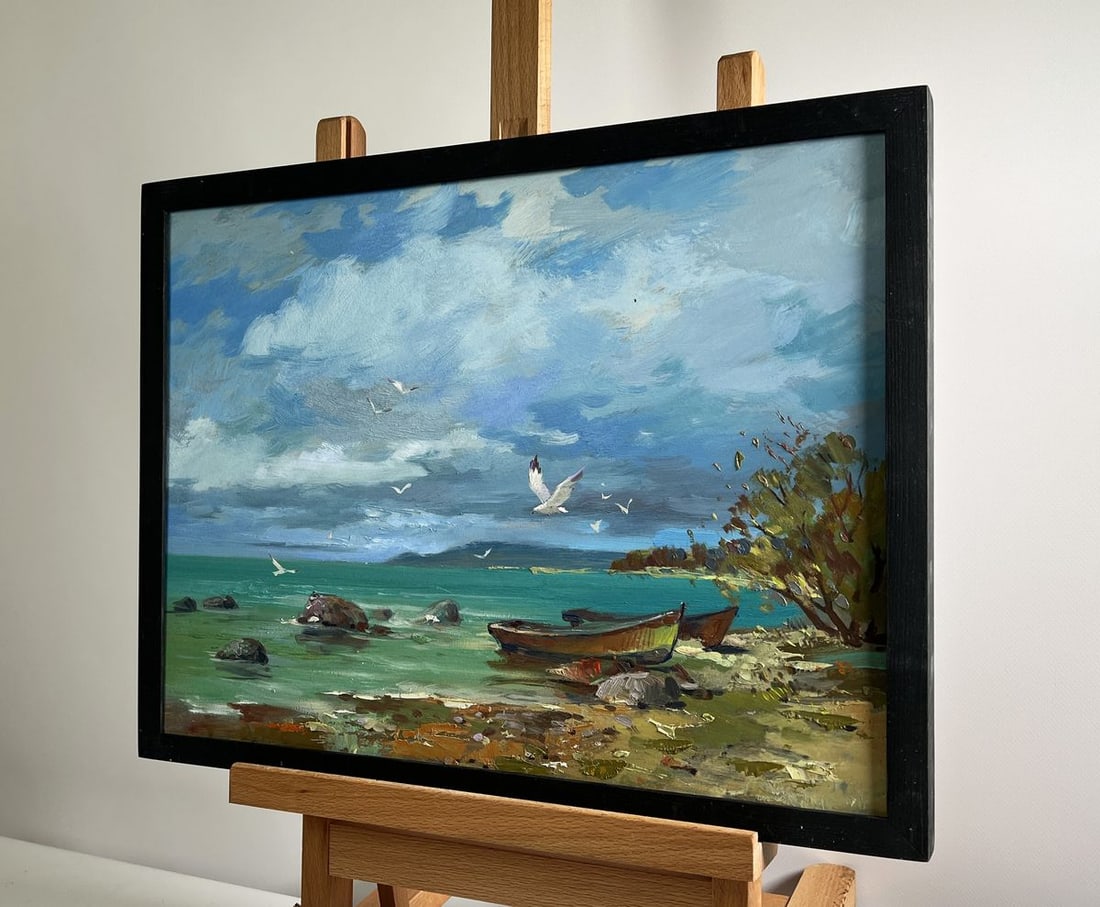 Oil painting Bound by the Current Yuriy Suprunchuk - 3