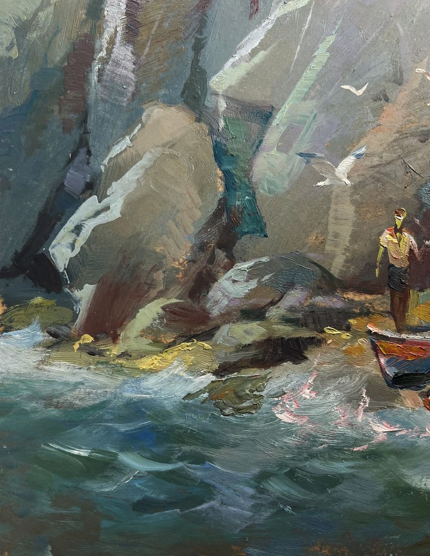 Oil painting Whisper of the sea waves Yuriy Suprunchuk - 7