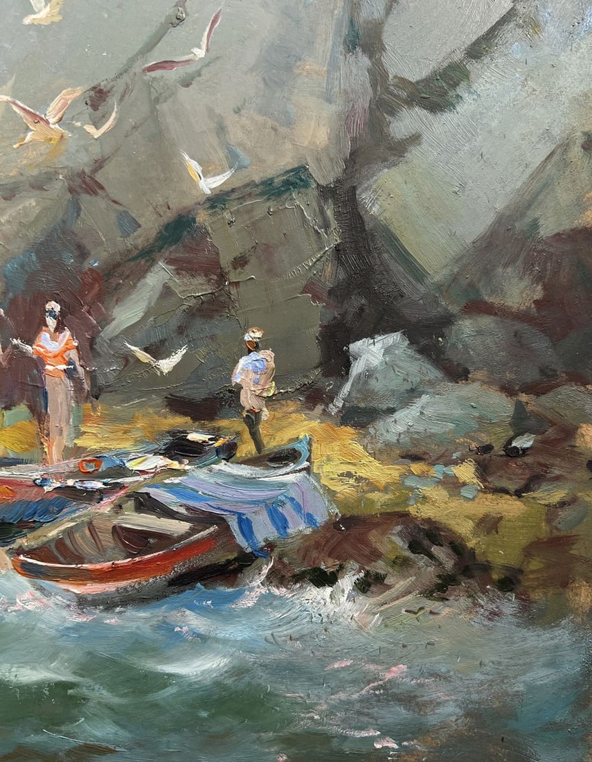 Oil painting Whisper of the sea waves Yuriy Suprunchuk - 8