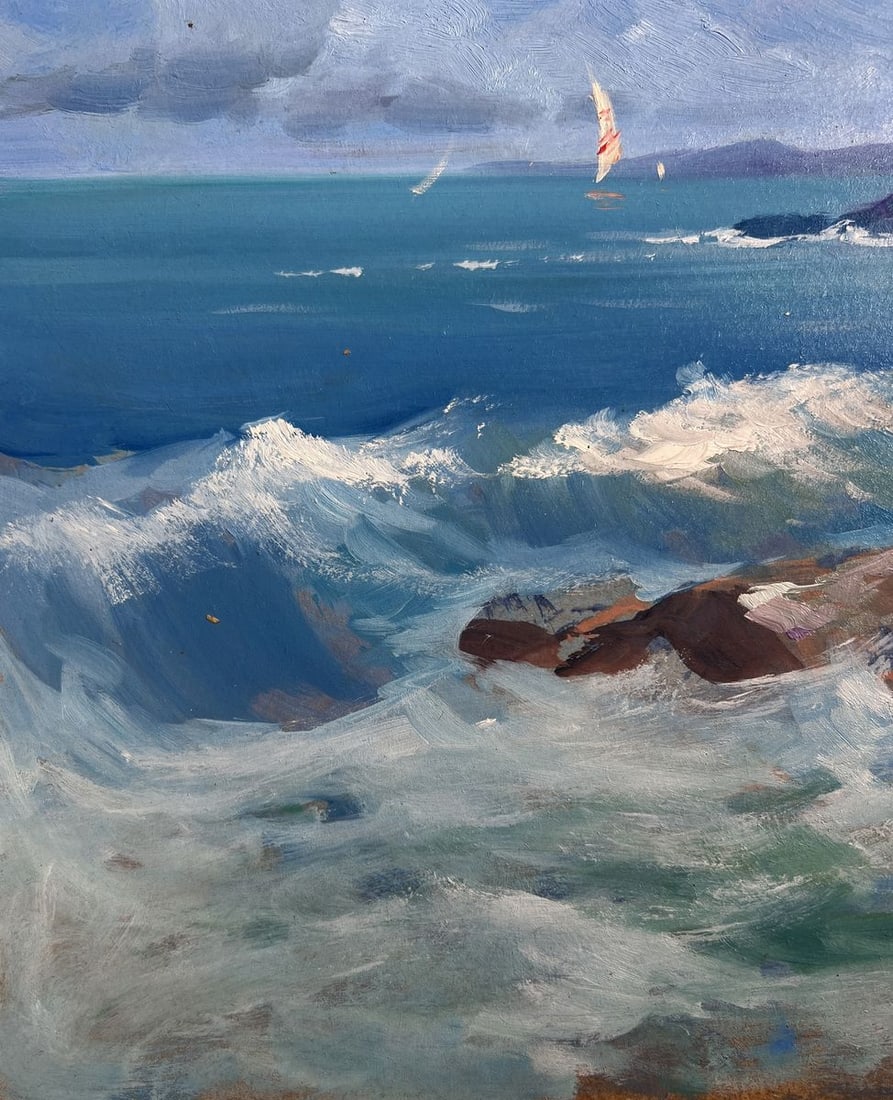 Oil painting Sea breeze on a clear day Yuriy Suprunchuk - 7