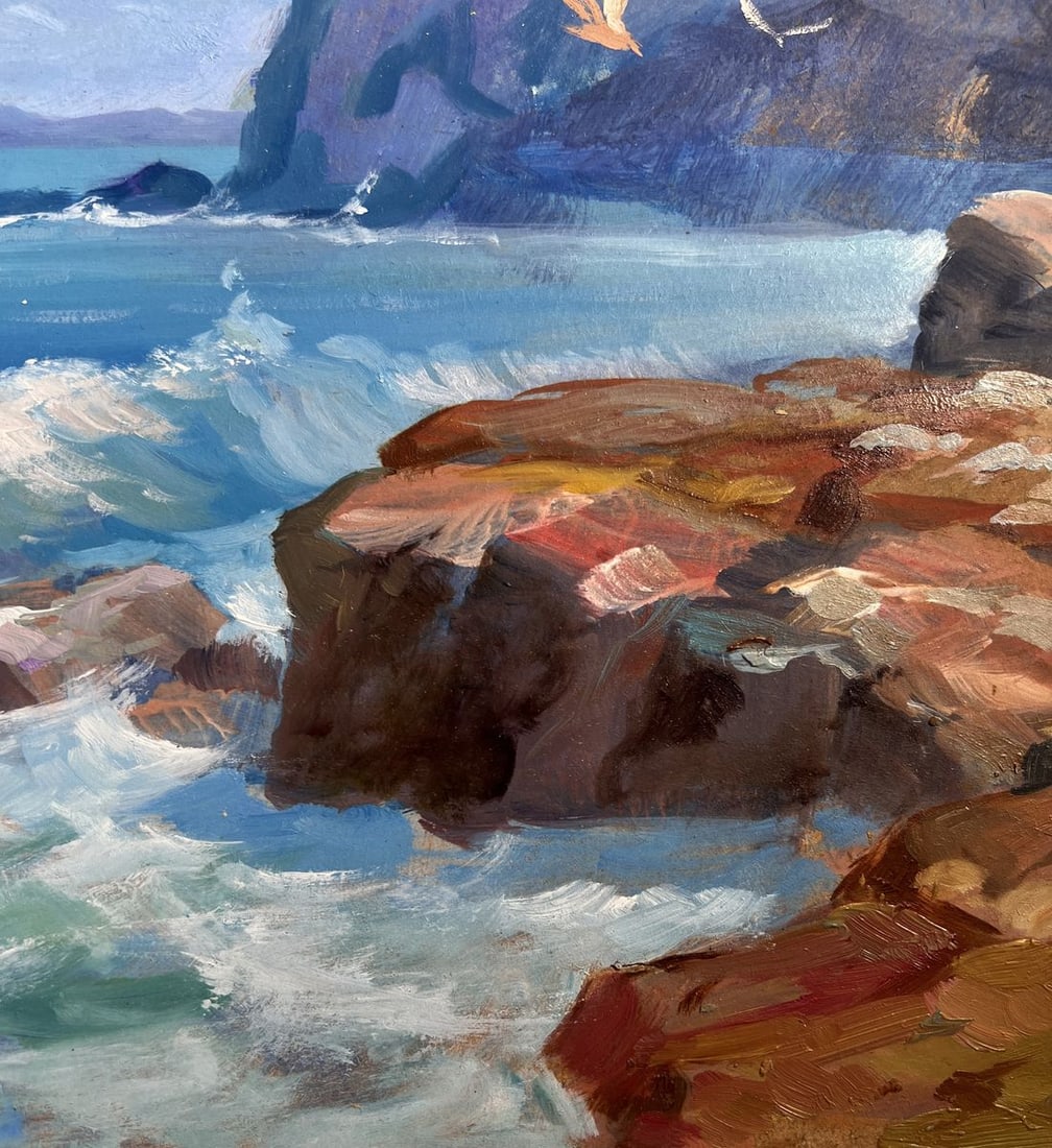 Oil painting Sea breeze on a clear day Yuriy Suprunchuk - 8