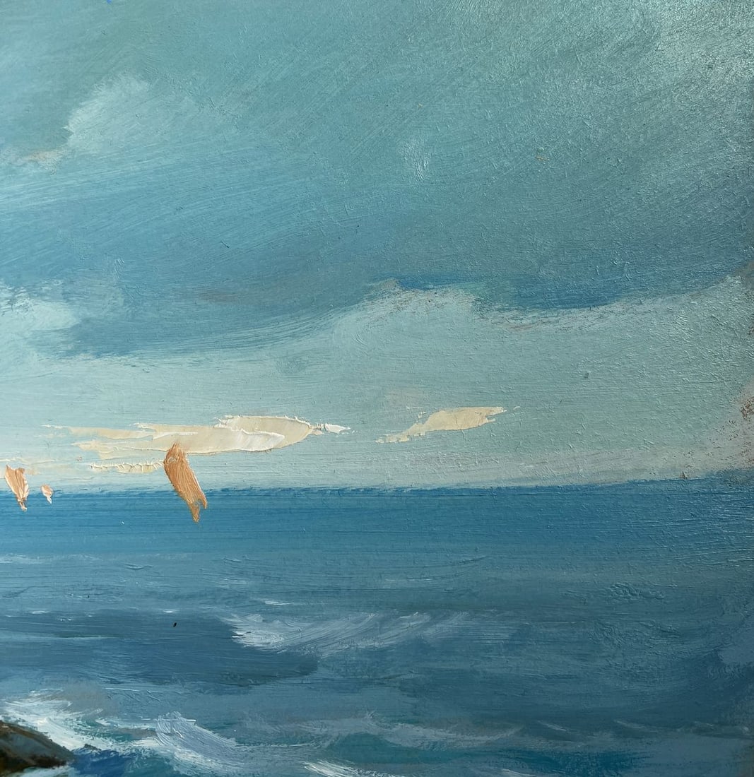 Oil painting Sailboat on the sea horizon Yuriy Suprunchuk - 6