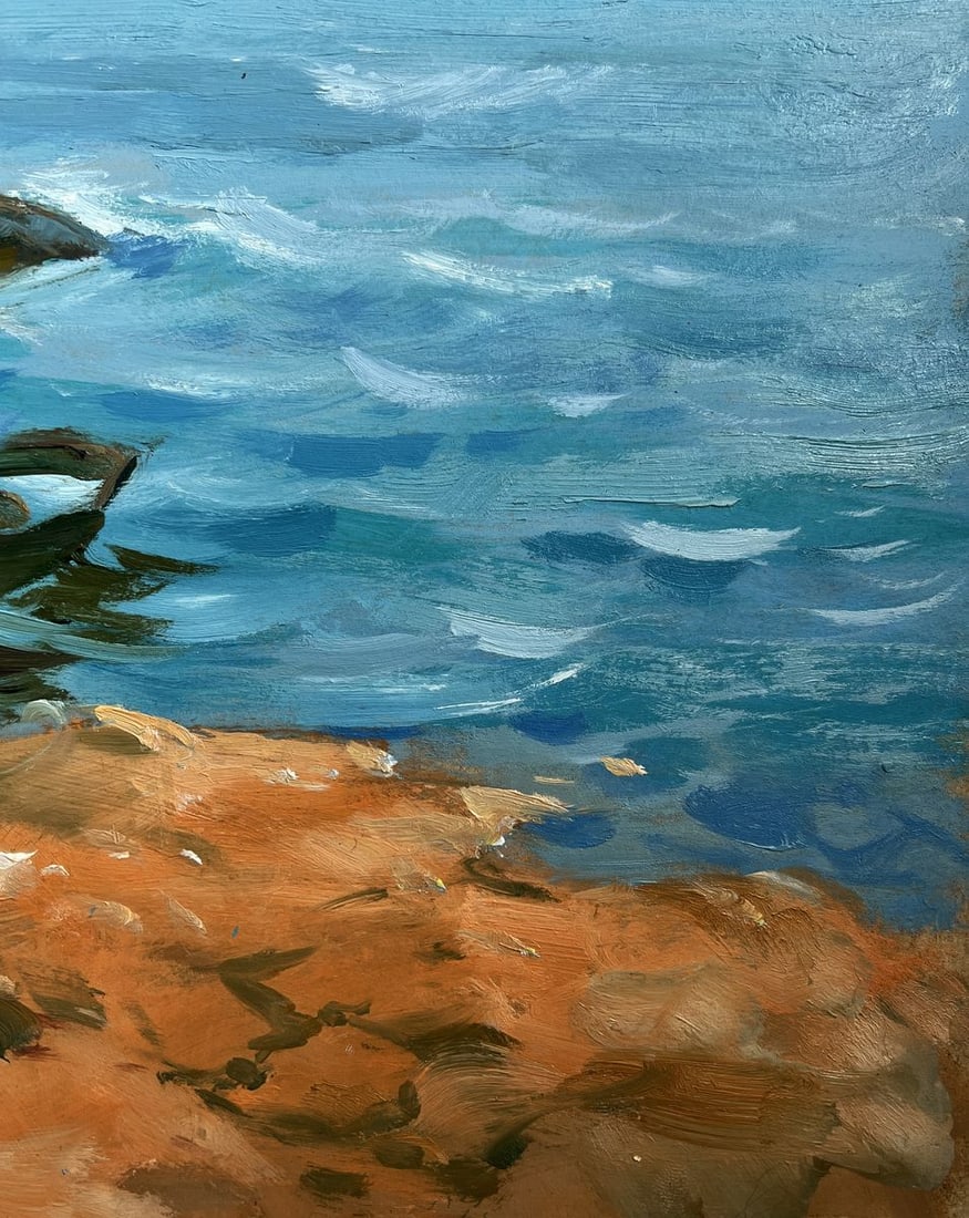 Oil painting Sailboat on the sea horizon Yuriy Suprunchuk - 9