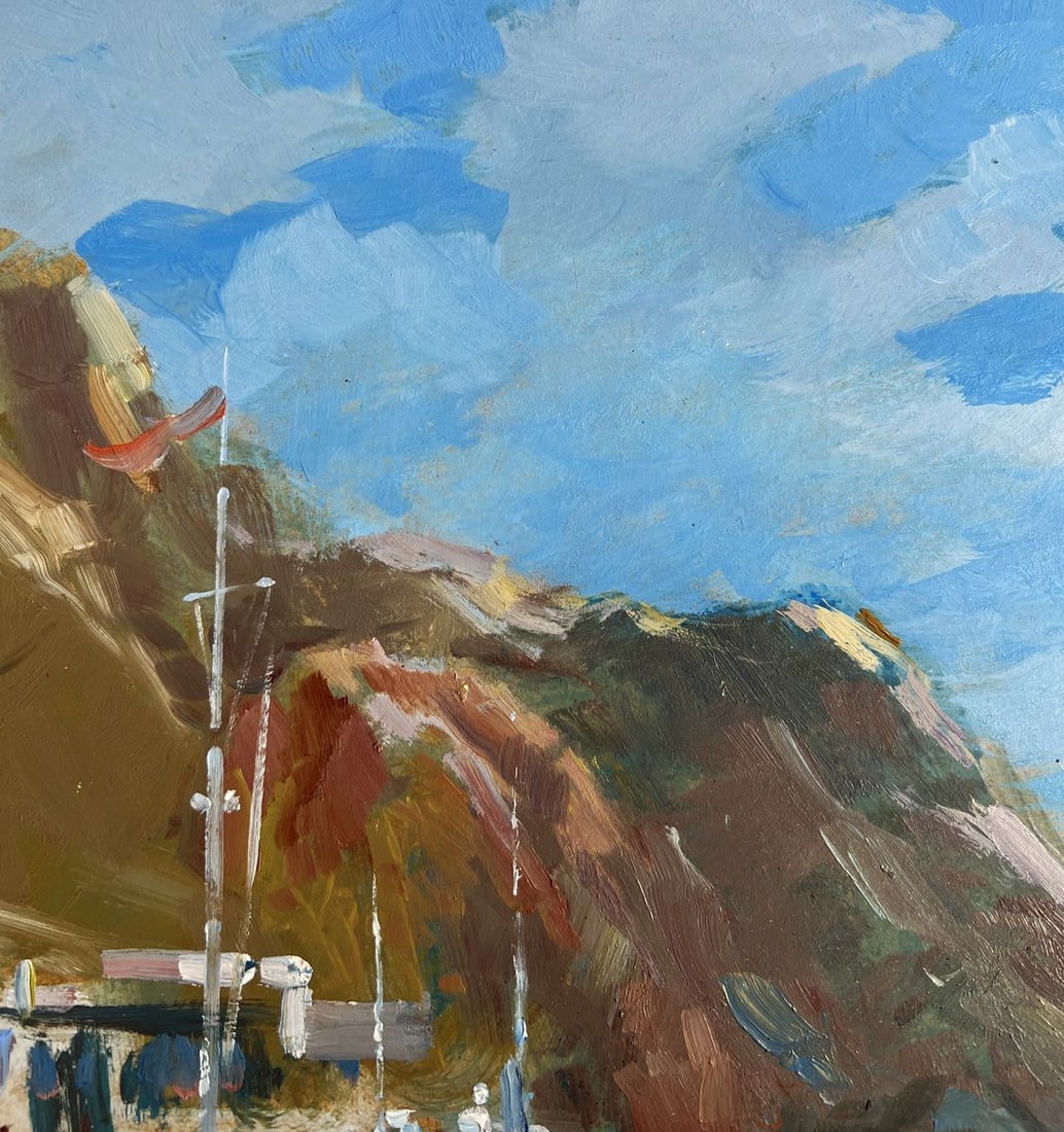 Oil painting Ships on the ferry Yuriy Suprunchuk - 5