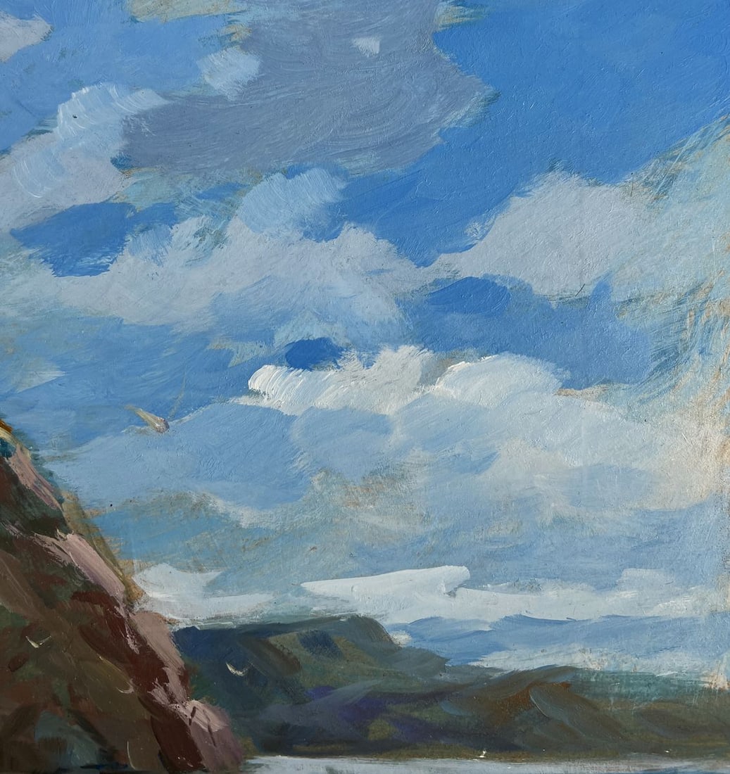 Oil painting Ships on the ferry Yuriy Suprunchuk - 6