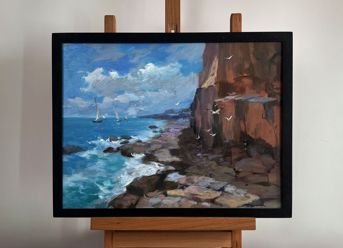 Oil painting Sailing towards a dream Yuriy Suprunchuk - 2