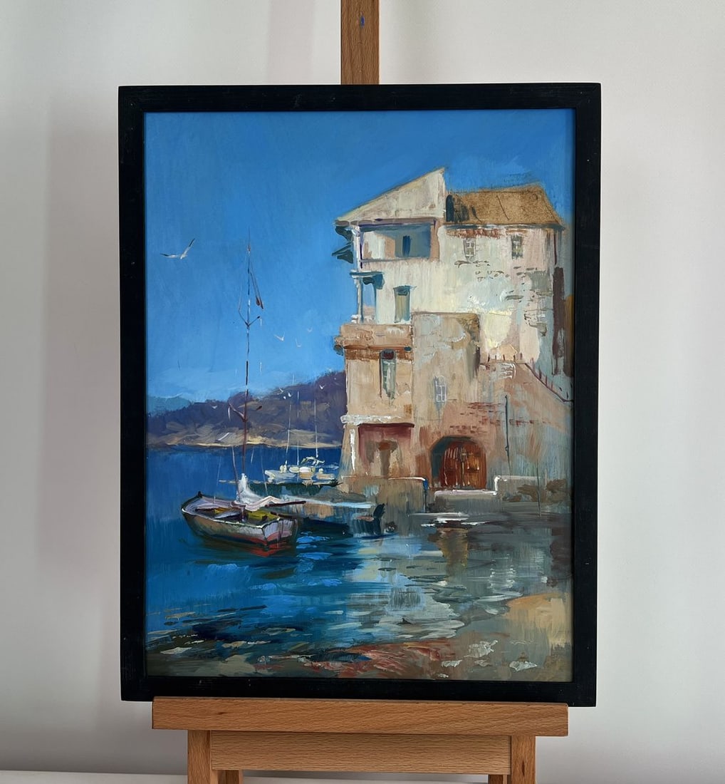 Oil painting Waiting for the tide Yuriy Suprunchuk - 2