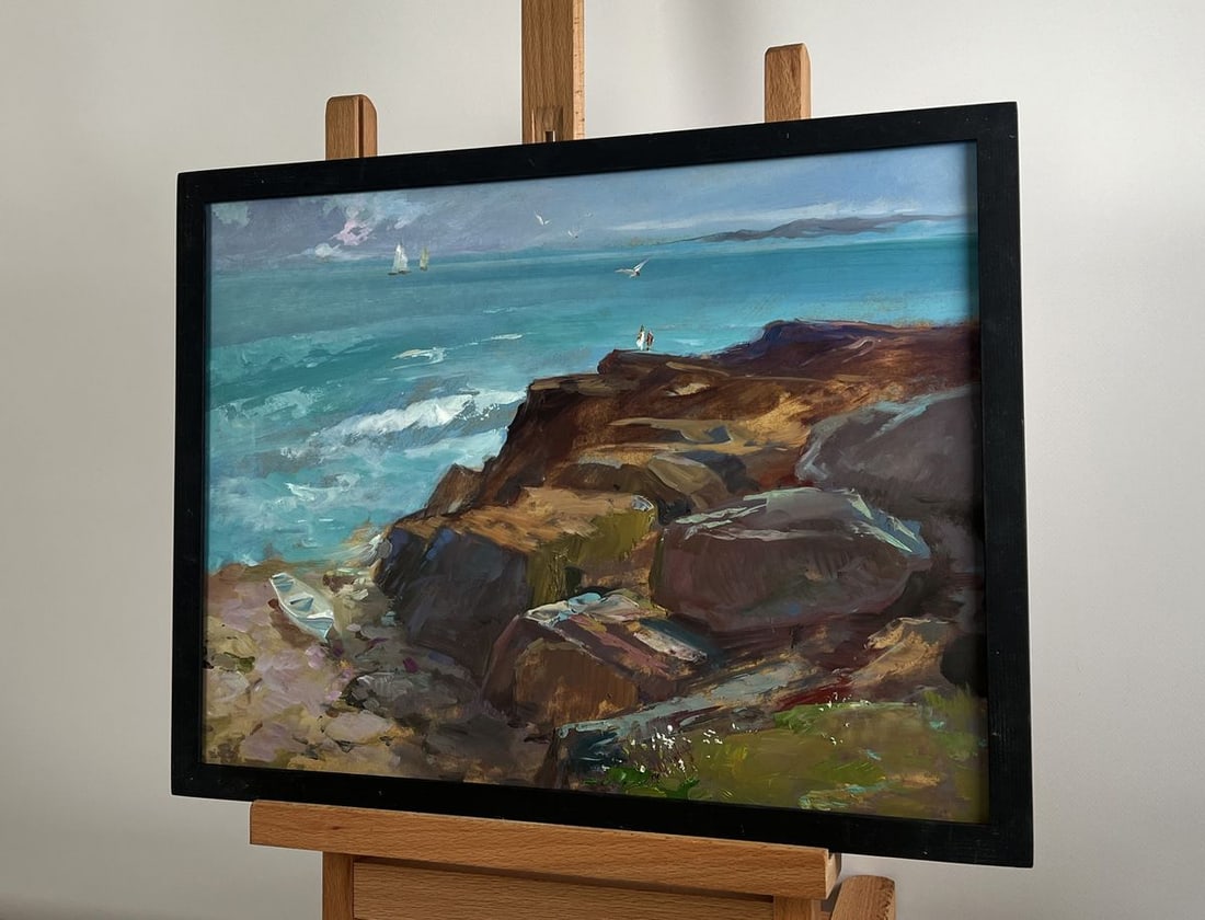 Oil painting Sea Symphony of Waves Yuriy Suprunchuk - 3