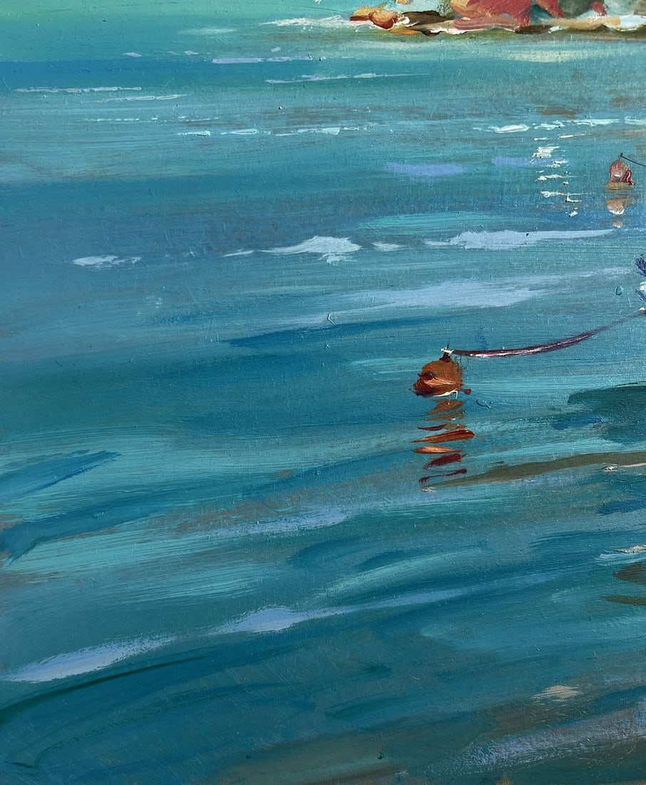 Oil painting Boats and lighthouse Yuriy Suprunchuk - 7