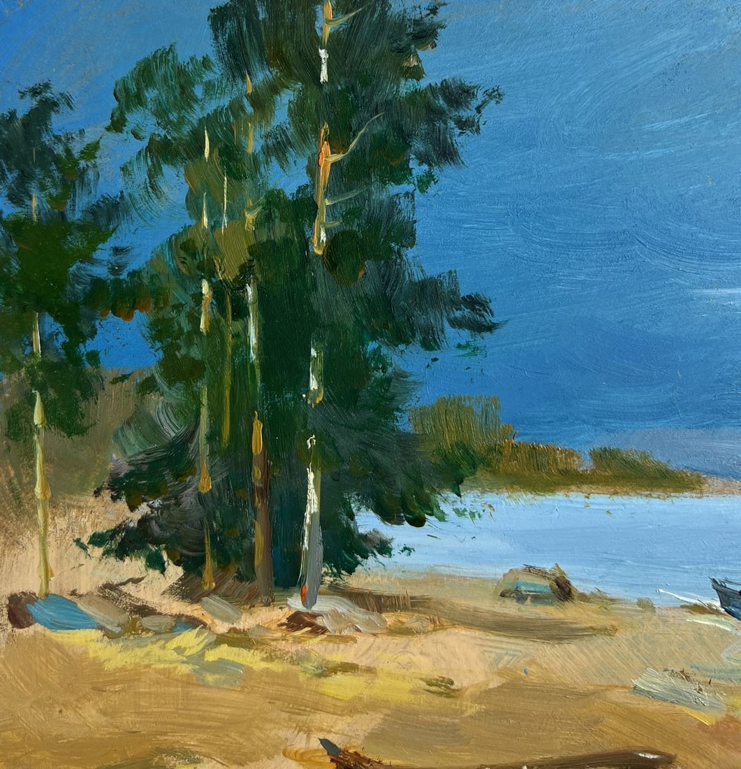 Oil painting The call of distant waves Yuriy Suprunchuk - 4