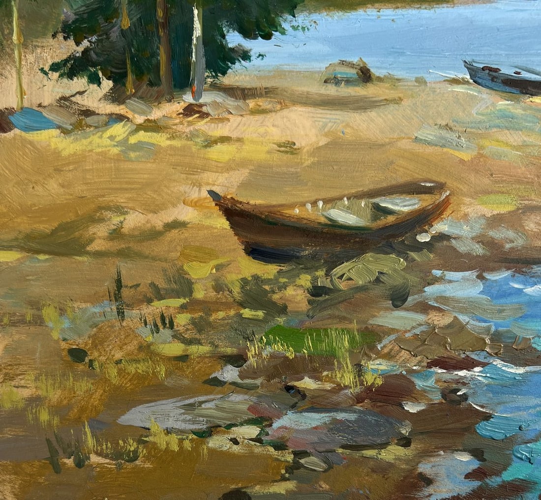 Oil painting The call of distant waves Yuriy Suprunchuk - 7