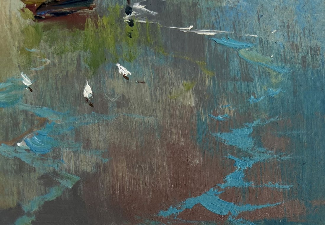 Oil painting The mountains touch the sea Yuriy Suprunchuk - 7