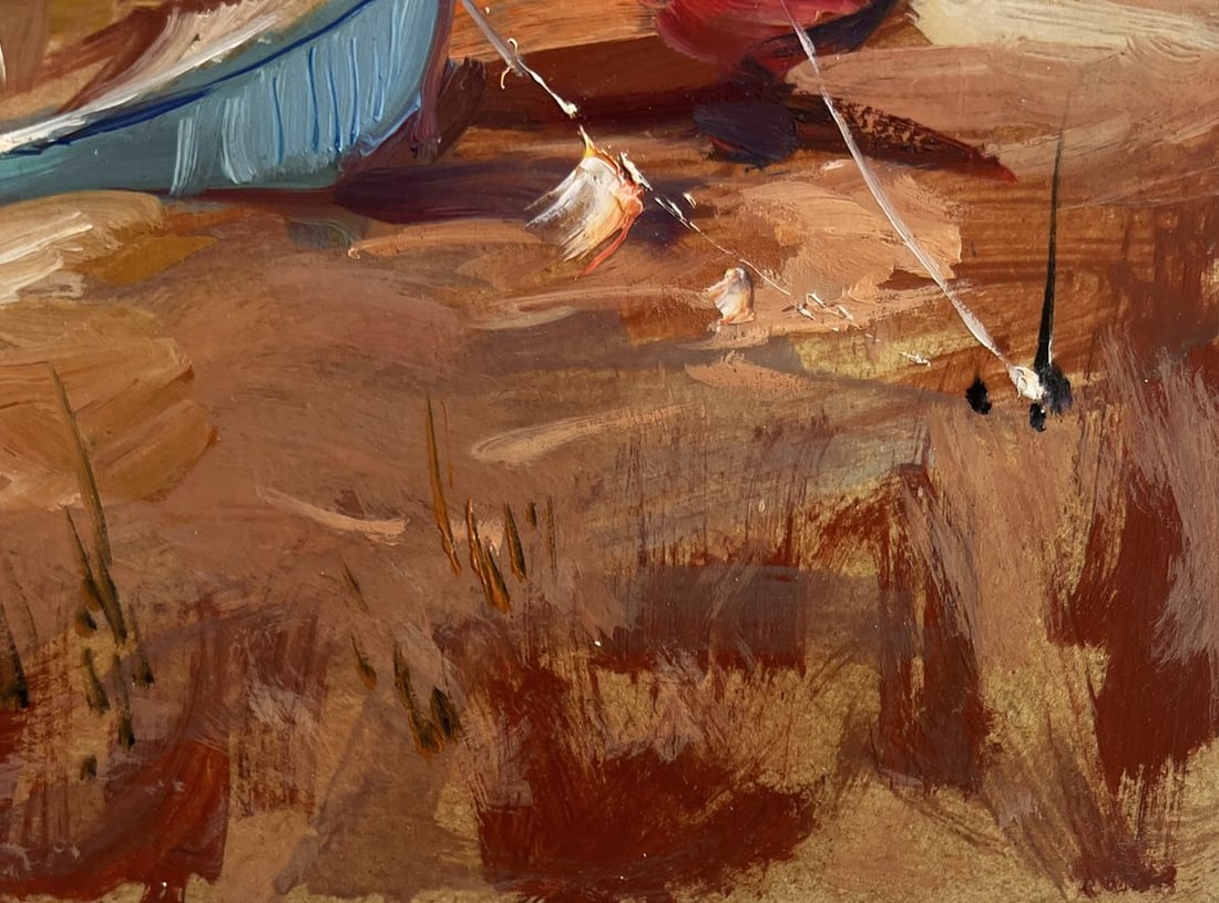 Oil painting Calm evening sea Yuriy Suprunchuk - 7