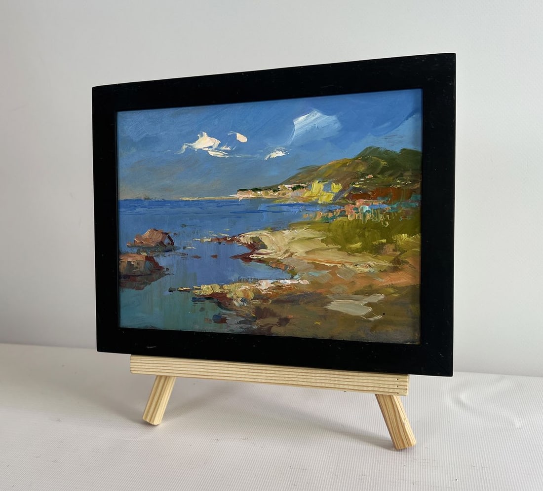 Oil painting The quiet breath of the sea Yuriy Suprunchuk - 3