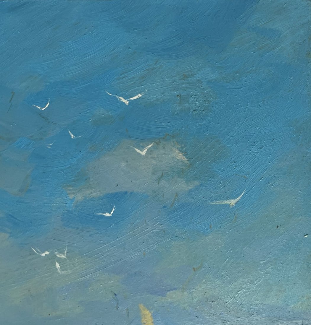 Oil painting Sea voyage and the sound of birds Yuriy Suprunchuk - 5