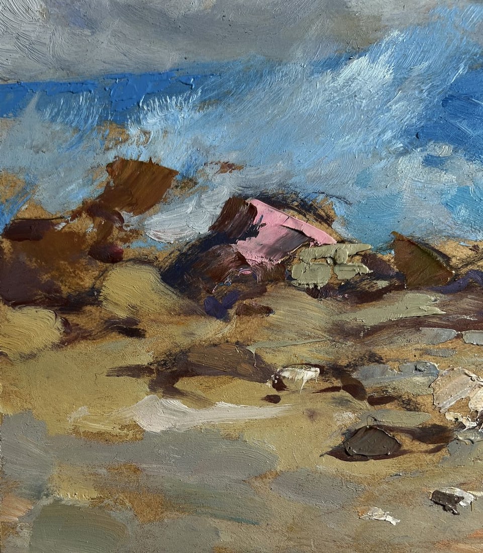 Oil painting Raging sea waves Yuriy Suprunchuk - 7