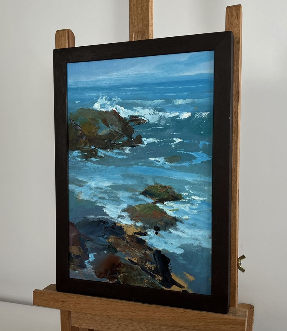 Oil painting Sunny day at sea Yuriy Suprunchuk - 3