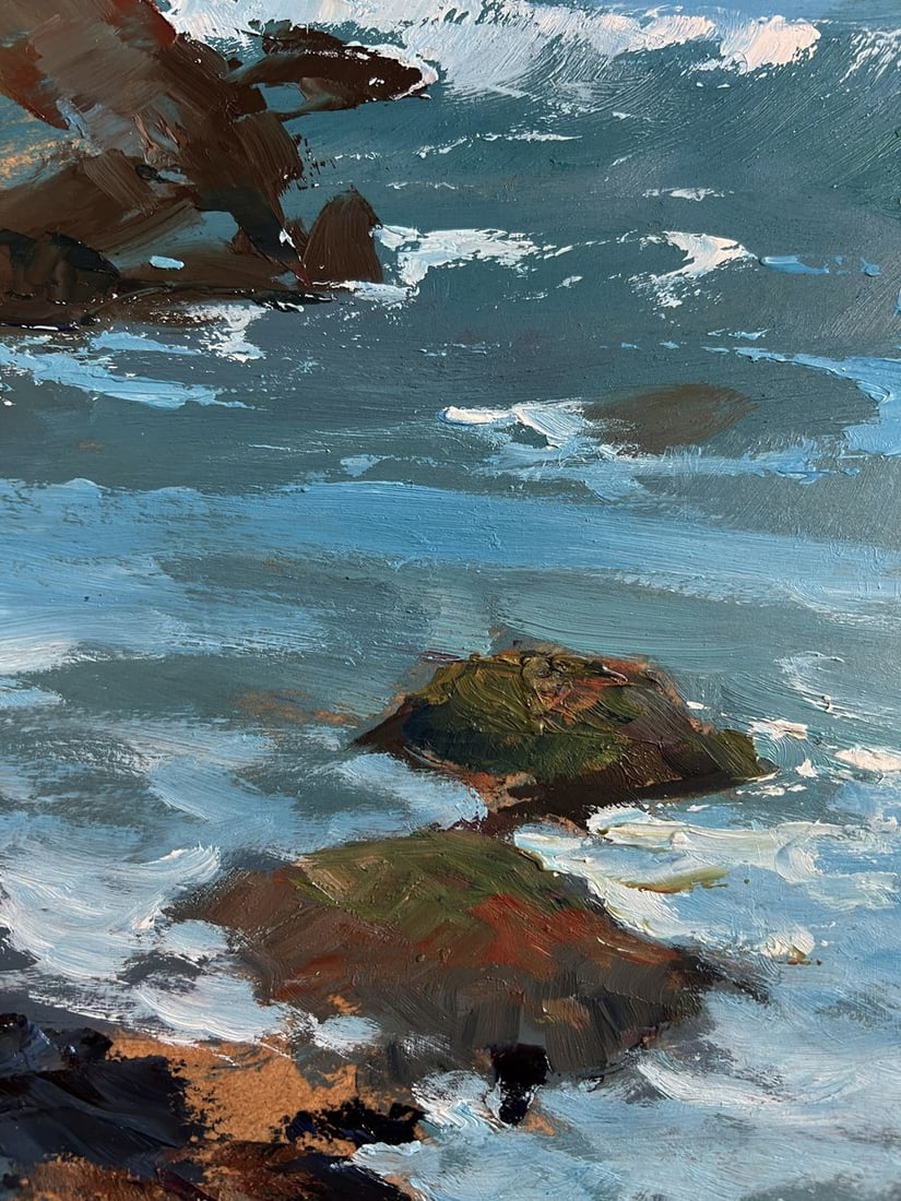 Oil painting Sunny day at sea Yuriy Suprunchuk - 6