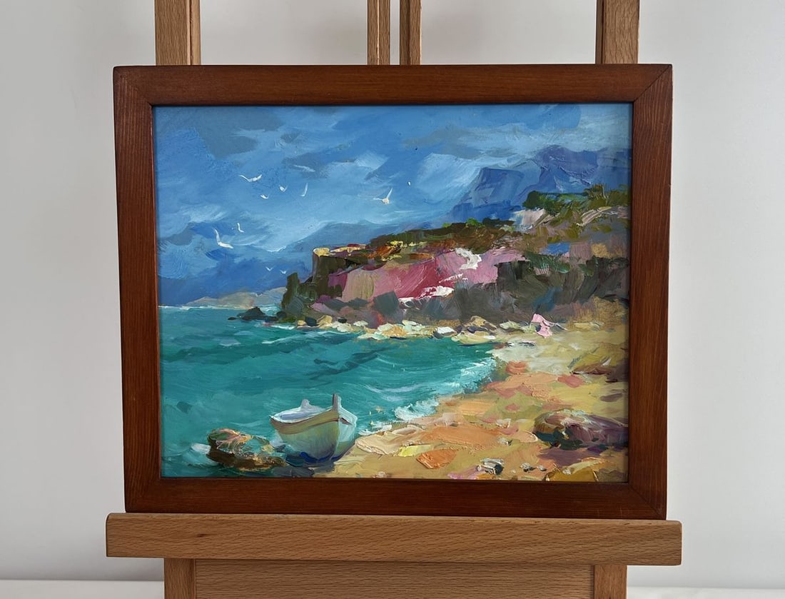 Oil painting After the sea storm Yuriy Suprunchuk - 2