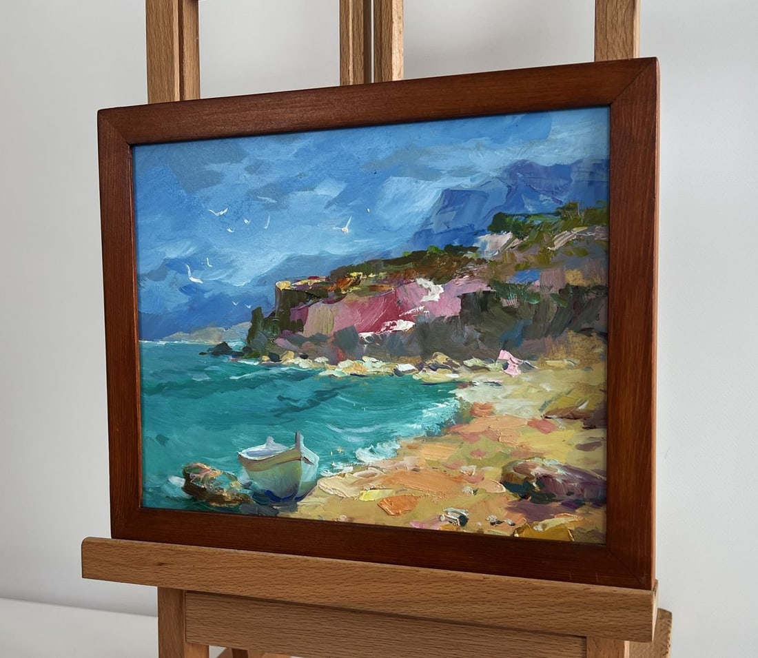 Oil painting After the sea storm Yuriy Suprunchuk - 3