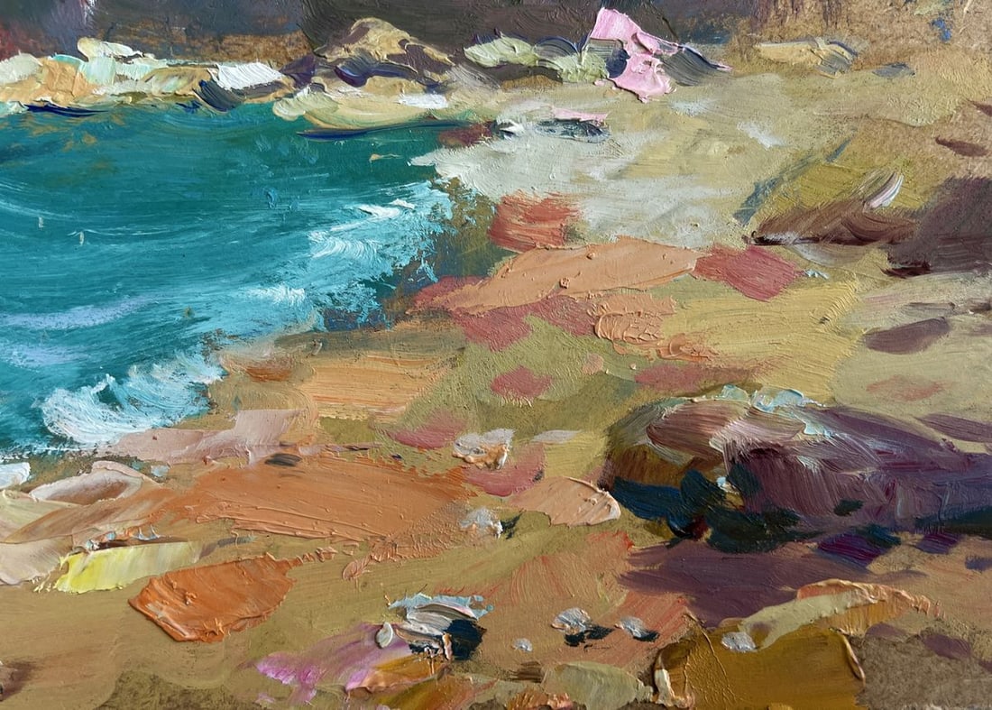 Oil painting After the sea storm Yuriy Suprunchuk - 7