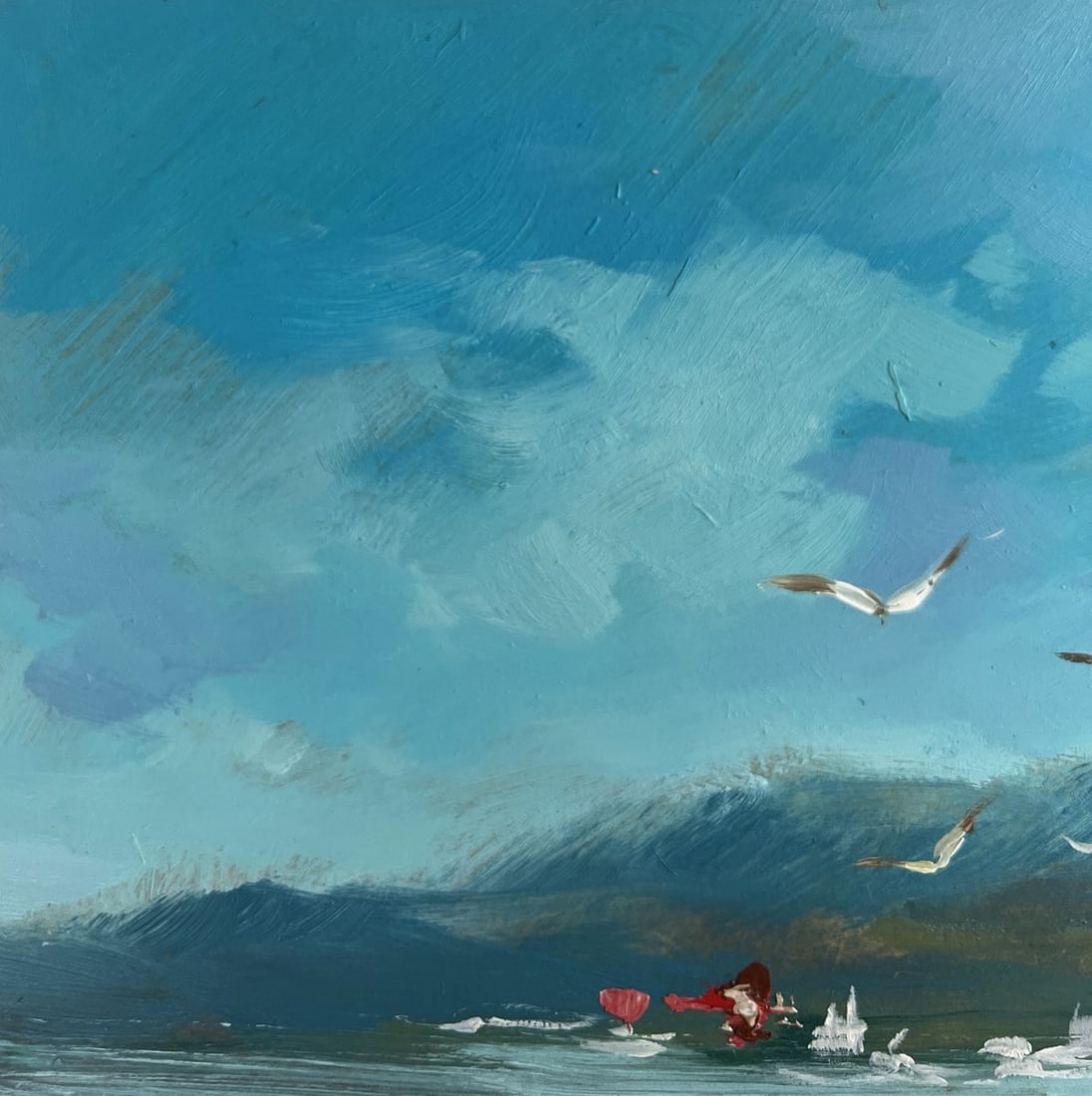 Oil painting Hidden corner by the sea Yuriy Suprunchuk - 4