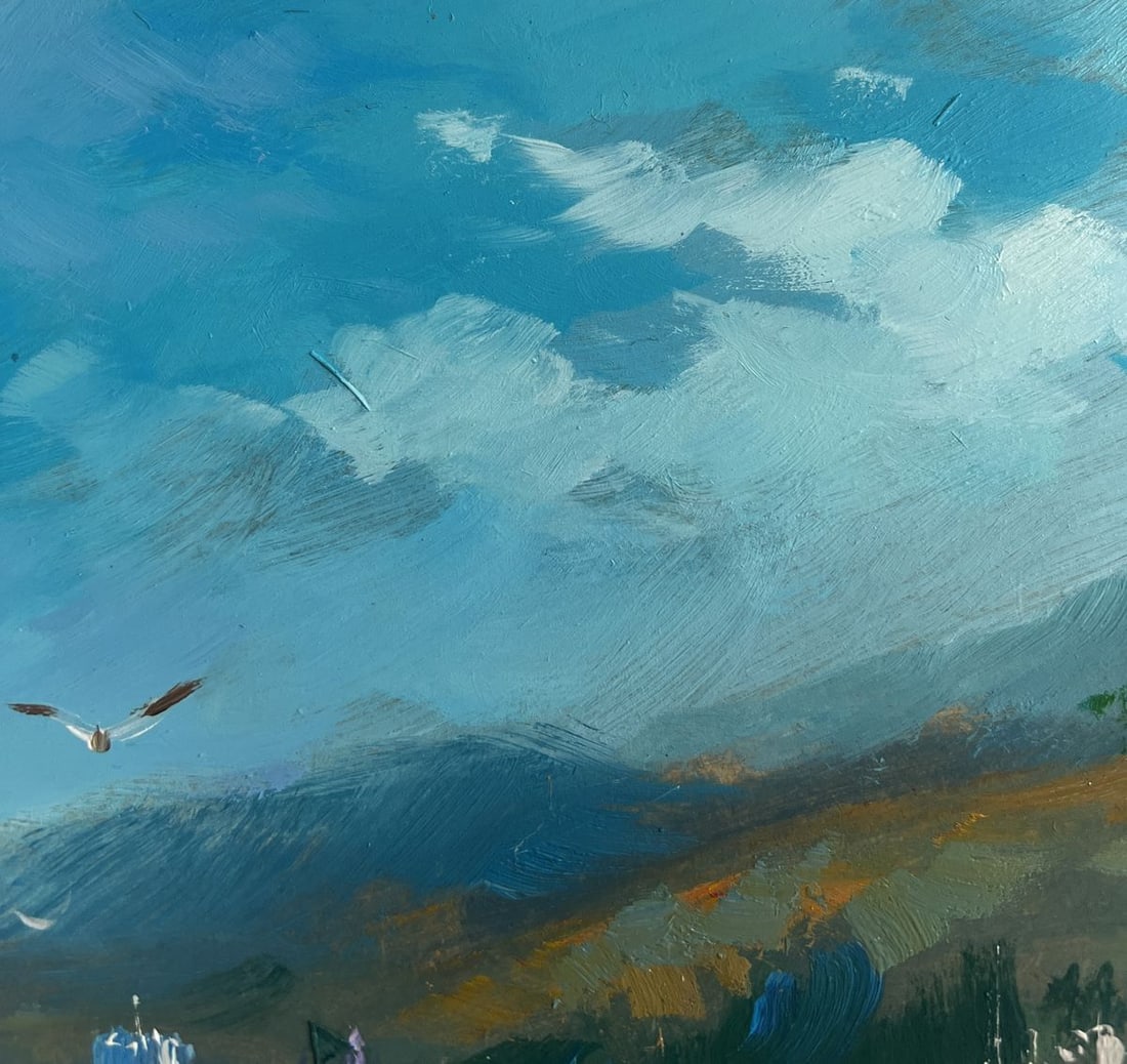 Oil painting Hidden corner by the sea Yuriy Suprunchuk - 5