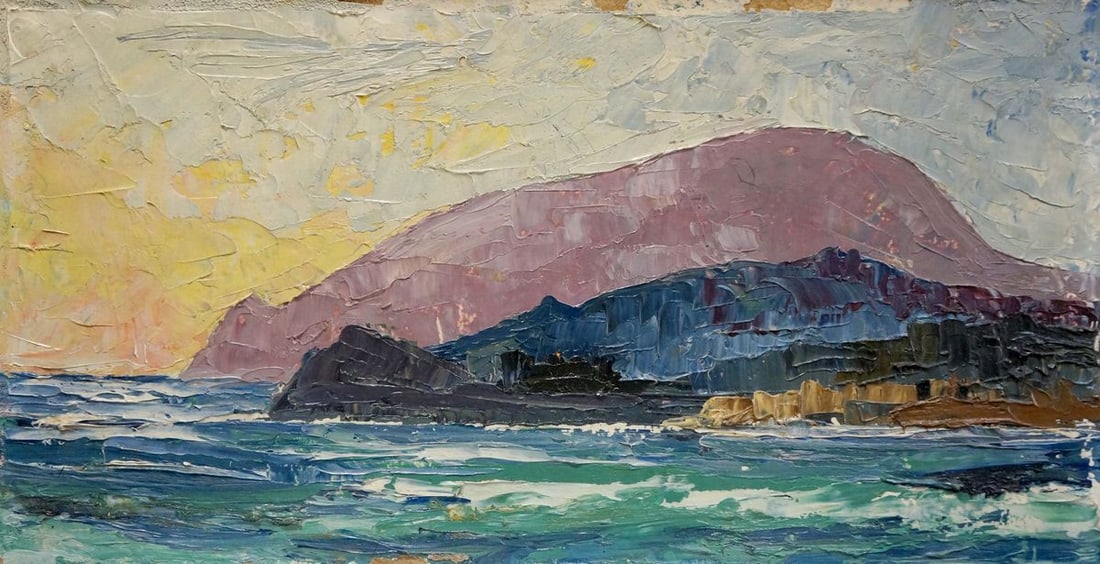 Oil painting Sea landscape Sigalevich L.E. (1 of 8)