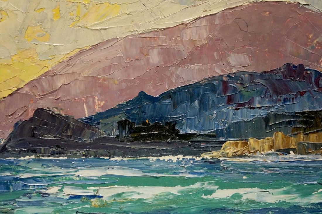 Oil painting Sea landscape Sigalevich L.E. - 6