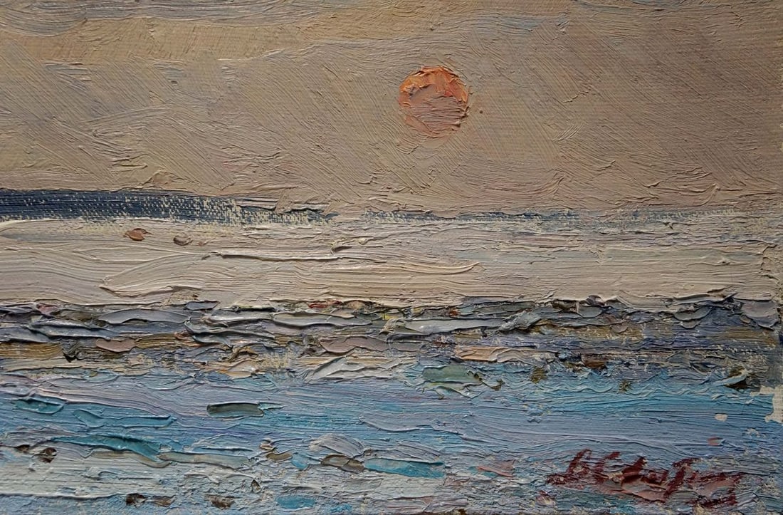 Oil painting Sea landscape Sevastyanov Viktor Grigorievich - 5