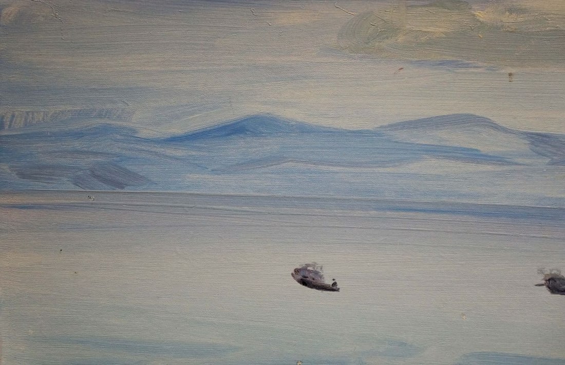 Oil painting It is getting dark Tkachenko Valentin Yakovlevich - 2