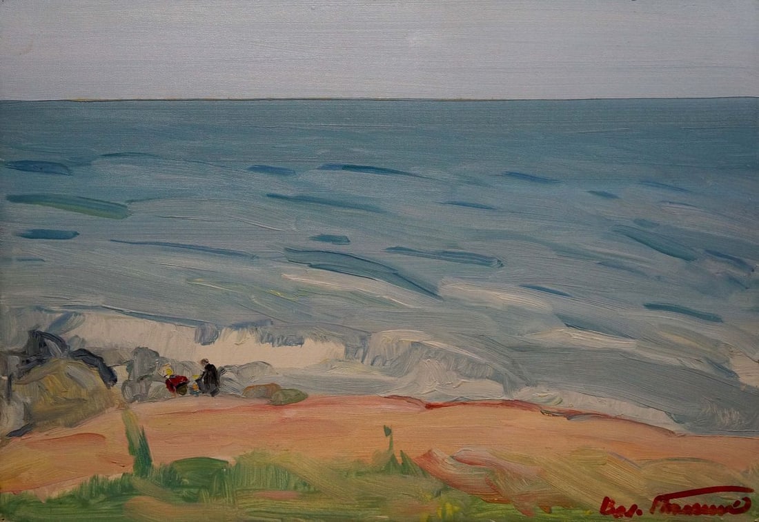 Oil painting Sea shore Tkachenko Valentin Yakovlevich (1 of 8)