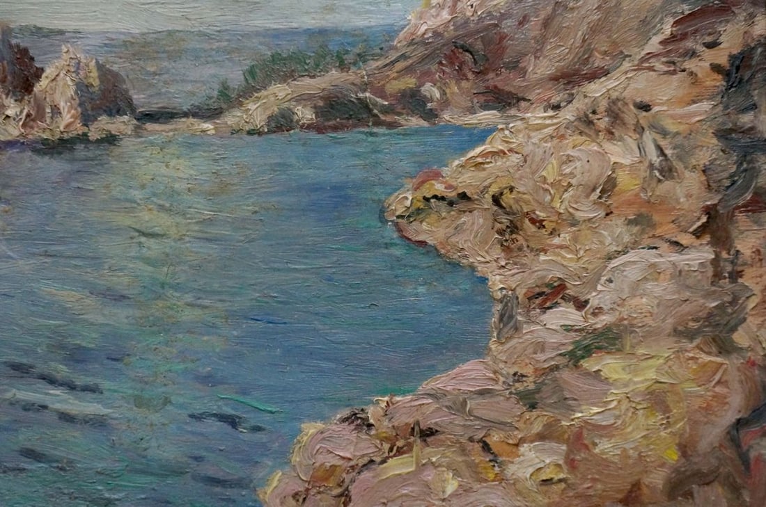 Oil painting Shore landscape - 6